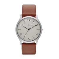 Skagen Jorn Stainless Steel Leather