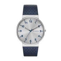 Skagen Ancher Stainless Steel Leather