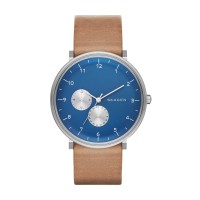 Skagen Hald Stainless Steel Leather