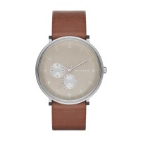 Skagen Hald Stainless Steel Leather
