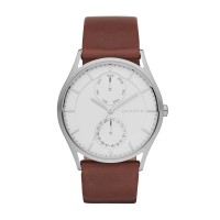 Skagen Holst Stainless Steel Leather