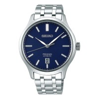 Seiko Presage Automatic Dress Watch Sapphire Crystal Blue Dial SRPD41