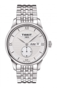 Tissot Le Locle Men's Automatic Small Second Silver Dial Watch with Stainless Steel Bracelet T0064281103801