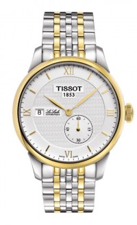 Tissot Le Locle Small Second Men's Automatic Silver Dial Watch with Two-Tone Stainless Steel Bracelet T0064282203800