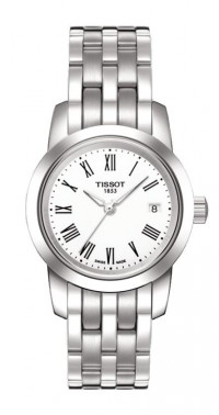 Tissot Classic Dream Women's Quartz White Silver Dial with Stainless Steel Bracelet T0332101101300