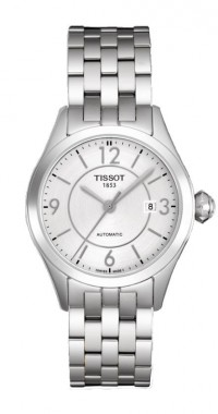 Tissot T-One Women's Automatic Silver Dial Watch with Stainless Steel Bracelet T0380071103700