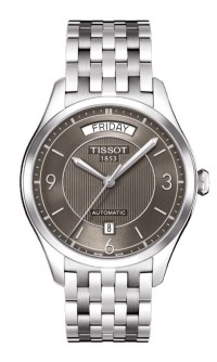 Tissot T-One Men's Automatic Anthracite Dial Watch with Stainless Steel Bracelet T0384301106700