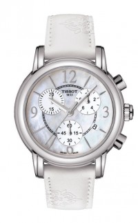 Tissot Dressport Women's Quartz White MOP Dial with White Synthetic Strap T0502171711700