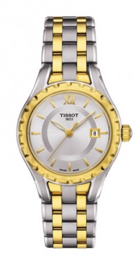 Tissot Lady Small Quartz with Silver Dial with Two-Tone Stainless Steel Bracelet T0720102203800