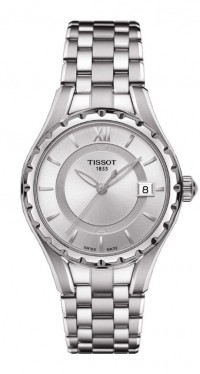Tissot Lady Quartz Silver Dial Watch with Stainless Steel Bracelet T0722101103800