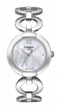 Pinky by Tissot Women's Quartz Diamond White MOP Dial Watch with Stainless Steel Bracelet T0842101111601
