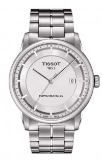 Tissot Luxury Automatic Men's Silver Dial Watch with Stainless Steel Bracelet T0864071103100