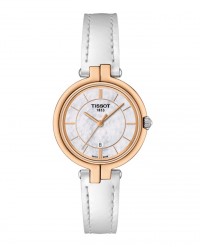 Tissot Flamingo Women's Quartz Mop White Dial Watch T0942102611101