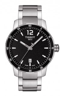 Tissot Quickster Men's Quartz Black Dial with Stainless Steel Bracelet T0954101105700