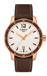 Tissot Quickster Men's Quartz Silver Dial with Brown Leather Strap T0954103603700