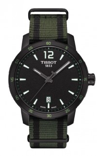 Tissot Quickster Men & Women's Quartz Black and White Dial with Synthetic Straps  T0954103705700