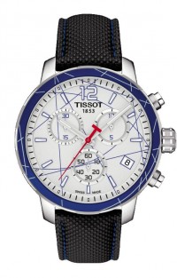 Tissot Quickster Ice Hockey Men's Quartz Silver Dail with Synthetic Strap T0954171703700