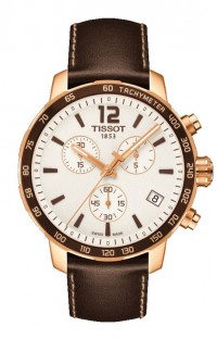 Tissot Quickster Women's Quartz Silver Dial with Brown Leather Strap T0954173603702