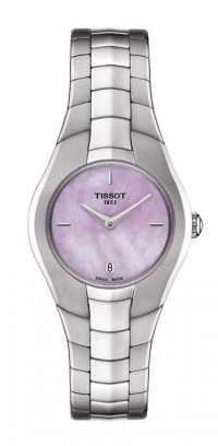 Tissot T-Round Women's MOP Pink Dial Watch with Stainless Steel Bracelet T0960091115100