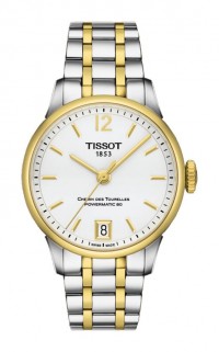 Tissot Chemin Des Tourelles Women's Automatic White Dial with Two-Tone Stainless Steel Bracelet T0992072203700