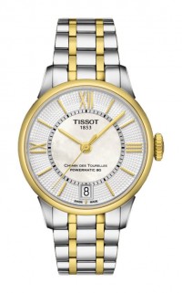 Tissot Chemin Des Tourelles Women's Automatic White MOP Dial with Two-Tone Stainless Steel Bracelet T0992072211800