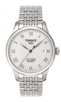 Tissot Le Locle Men's Automatic White Dial Watch with Stainless Steel Bracelet T41148333