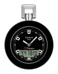 Tissot Pocket Touch Quartz Black Dial with Chain  T8574201905100