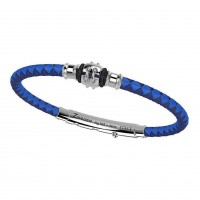 Zancan Silver & Stainless Steel Bracelet TSB027-BL