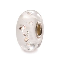 Trollbeads Universal Diamond Bead White