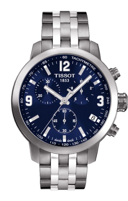 Tissot PRC 200 Men s Quartz Chrono Silver Dial Watch with