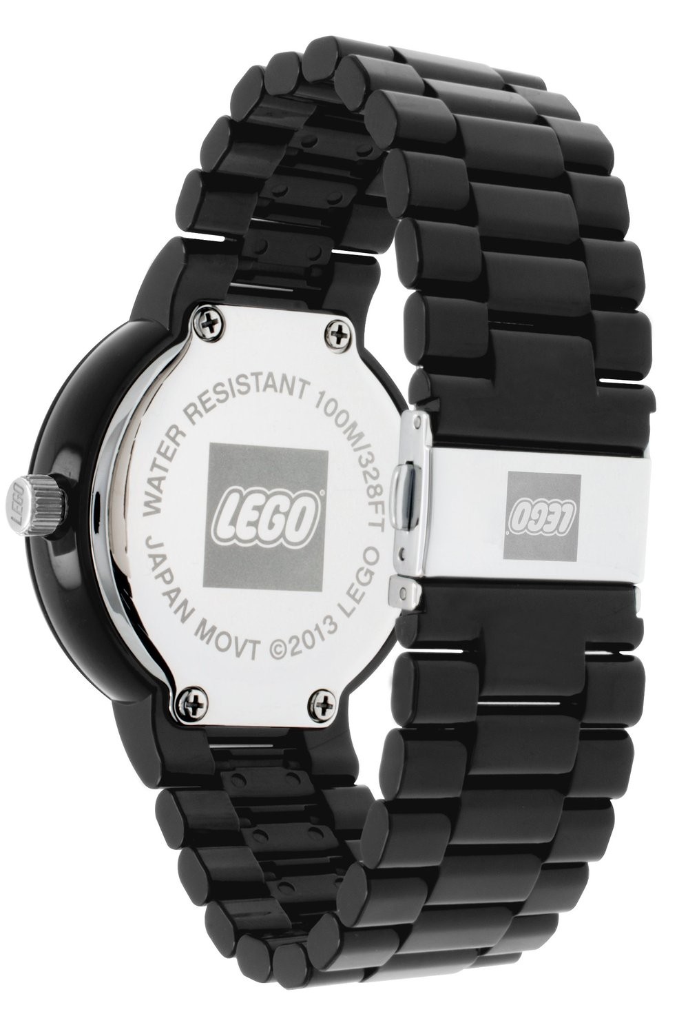 Lego Hapiness Black Yellow Adult Watch
